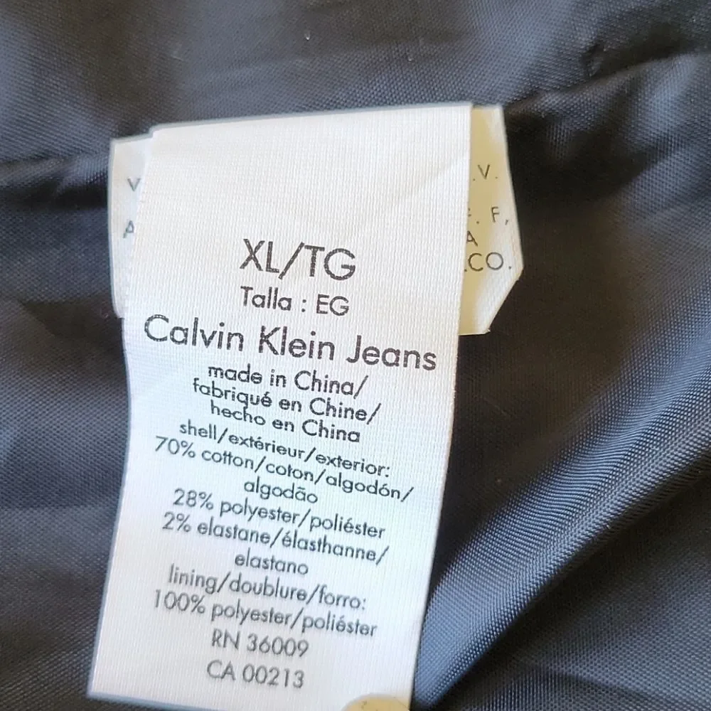 Calvin Klein shimmering jacket size XL/TG/EG - Picture 11 of 11